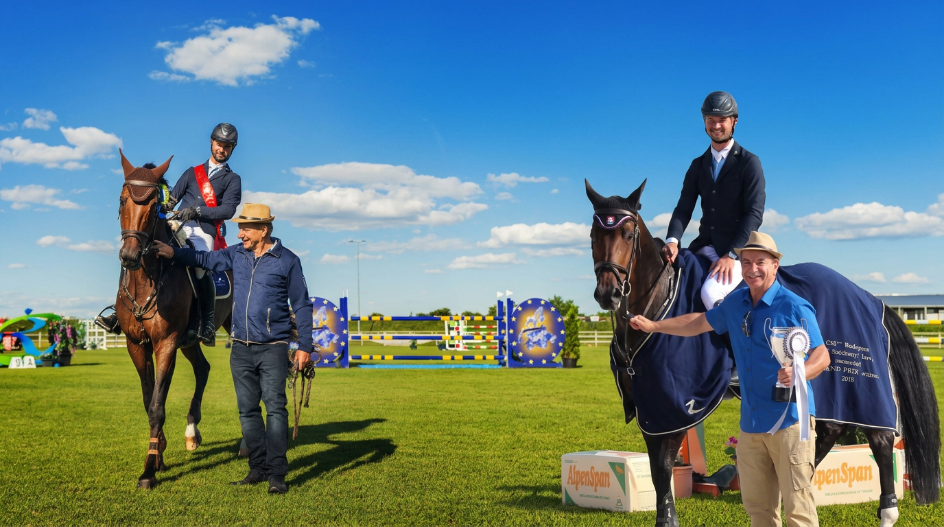 Makay Horse díjátadás győzelem után Makay Horse díjátadás győzelem után